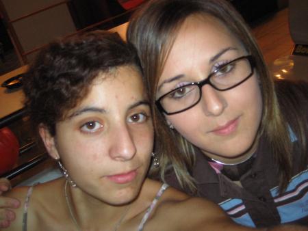 Les deux fondues!!!lol voici Stéphx la cococinelle et so apostrophes!!!